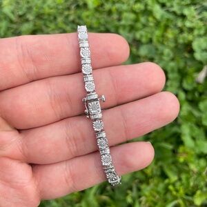 💎 .25 carat sterling silver tennis bracelet 💎